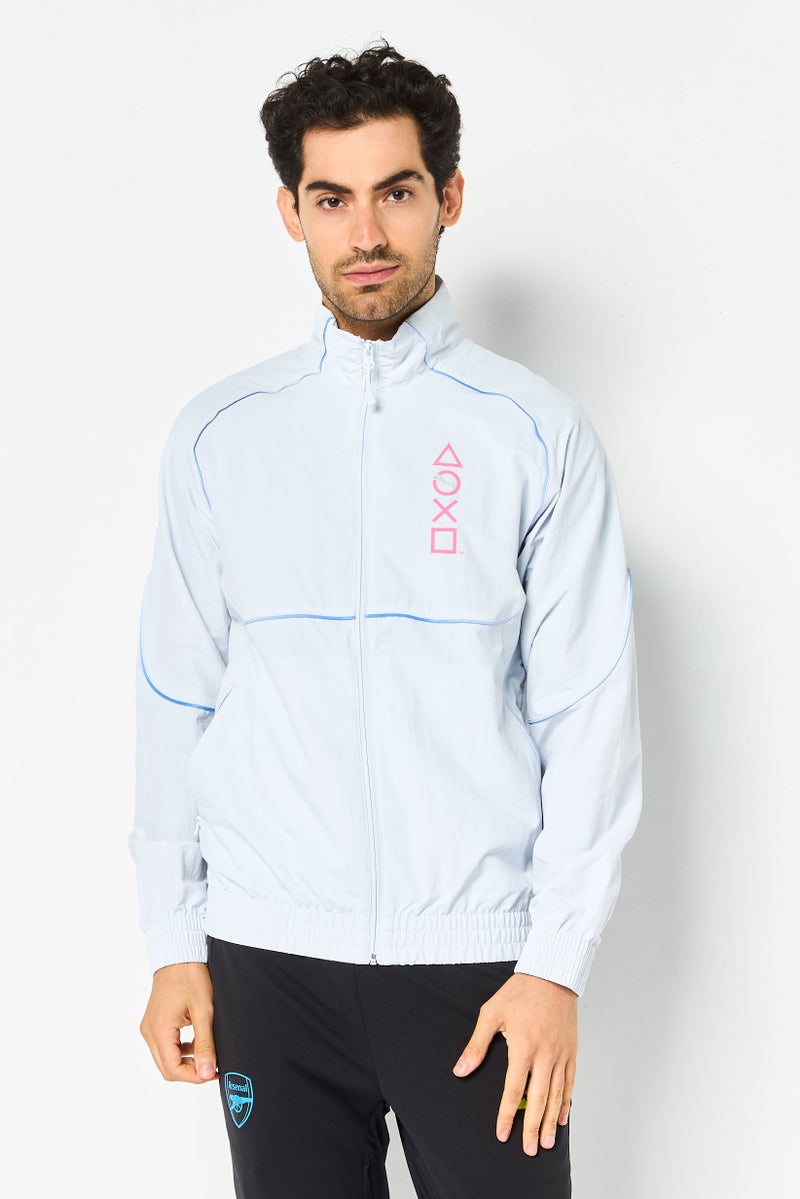 PUMA Play Station x Puma Men Sportswear Fit Long Sleeve Training Jacket, Multicolor - Image 1