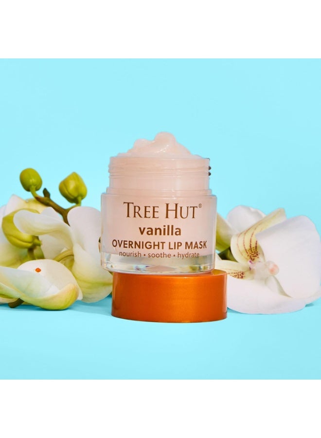 Tree Hut Tree Hut Vanilla Overnight Lip Mask | Leave on Overnight & Wake up to Soft, Hydrated Lips | Elevate your Self Care Routine | .6 oz.  - Image 3