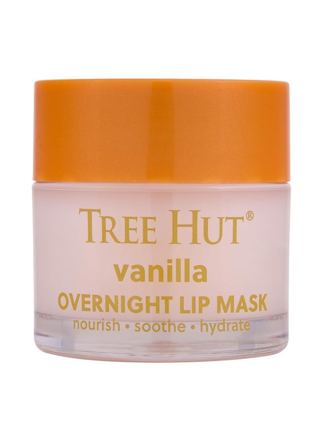 Tree Hut Tree Hut Vanilla Overnight Lip Mask | Leave on Overnight & Wake up to Soft, Hydrated Lips | Elevate your Self Care Routine | .6 oz.  - Image 1