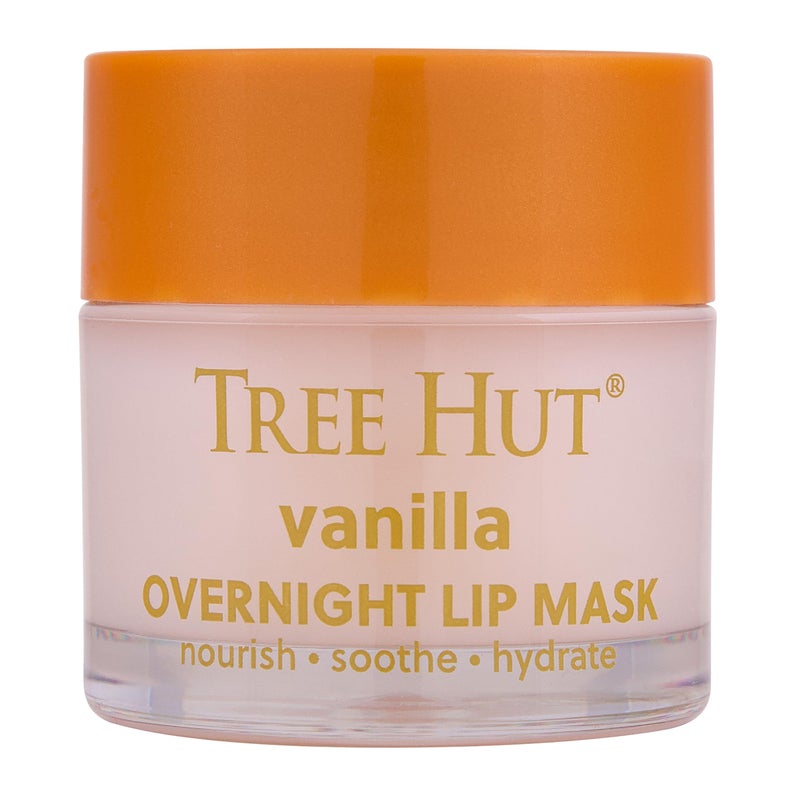 Tree Hut Vanilla Overnight Lip Mask, Deeply Hydrating Leave-On Treatment for Soft Lips, Self Care Essential, Holiday Gift & Stocking Stuffer, 6 oz - Image 1