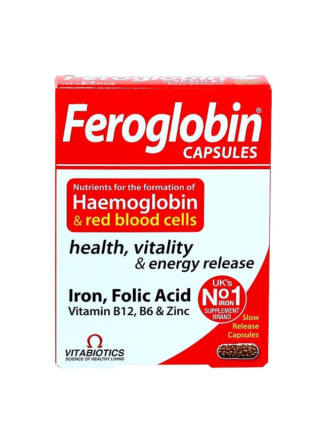 Vitabiotics Feroglobin Original 30 Tablets - Image 1