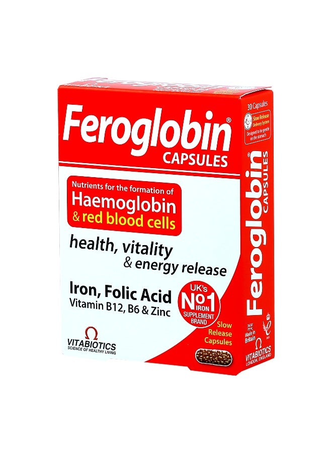 Vitabiotics Feroglobin Original 30 Tablets - Image 3