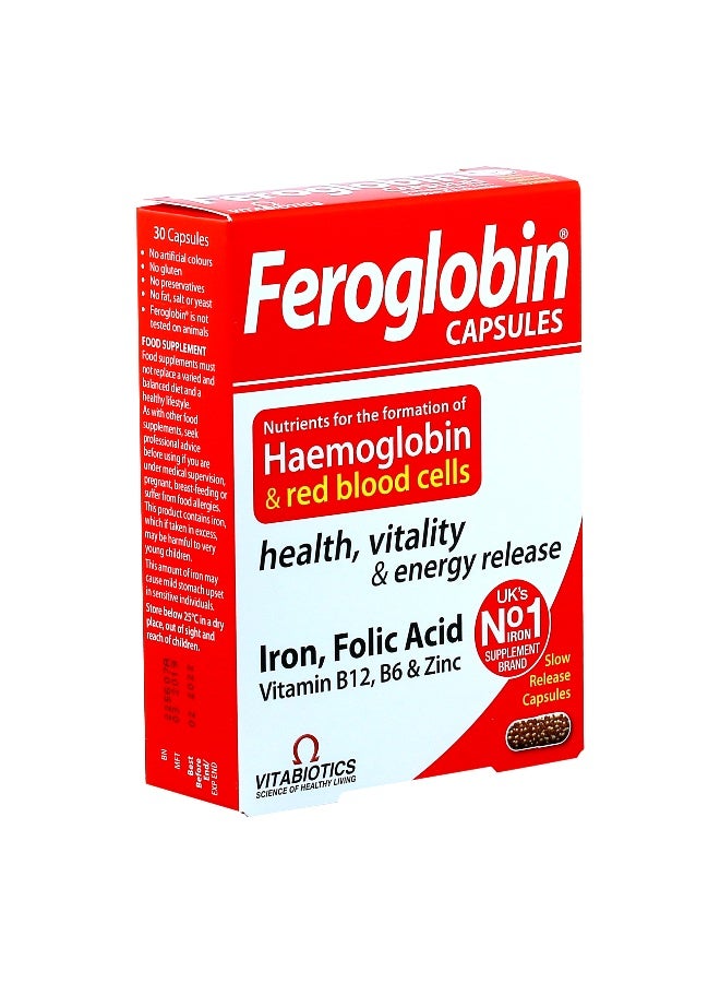Vitabiotics Feroglobin Original 30 Tablets - Image 2