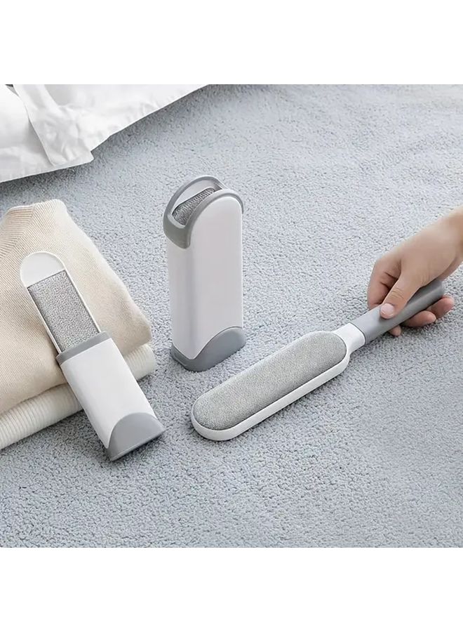 Large Hair Remover Double Sided Pet Fur Brush For Clothes Furniture Carpet - Image 5