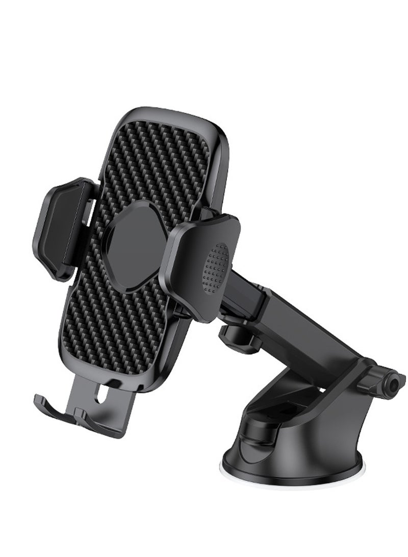 Excefore Car Phone Holder, Phone Holder for Cars 4-in-1 Car Phone Holder, for Dashboard & Air Vent & Windshield, Car Phone Mount Cradle 360° Rotation, with All 4.0''-7.0'' Cell Phones - Image 1