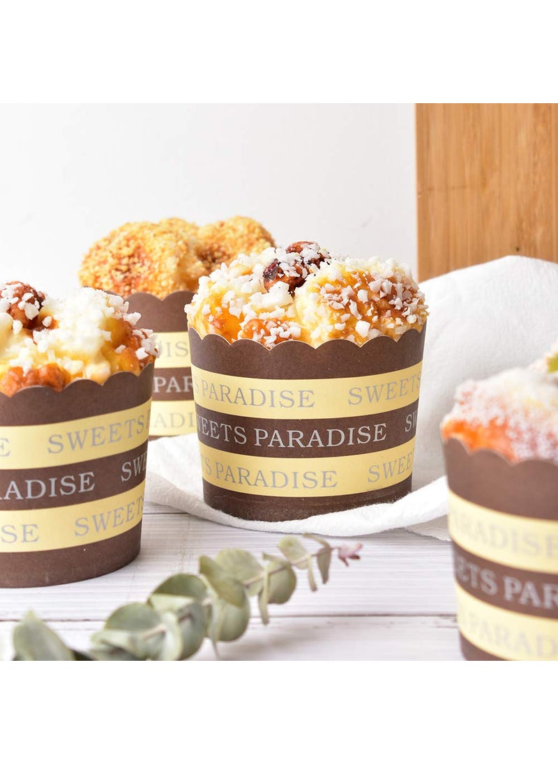 HOKPA HOKPA 6Pcs Fake Cupcake  Simulation Sprinkle Frosting Artificial Realistic Cake Food Muffin Bread Dessert Mixed Food Model Kitchen Decoration Bakery Display Props  - Image 3