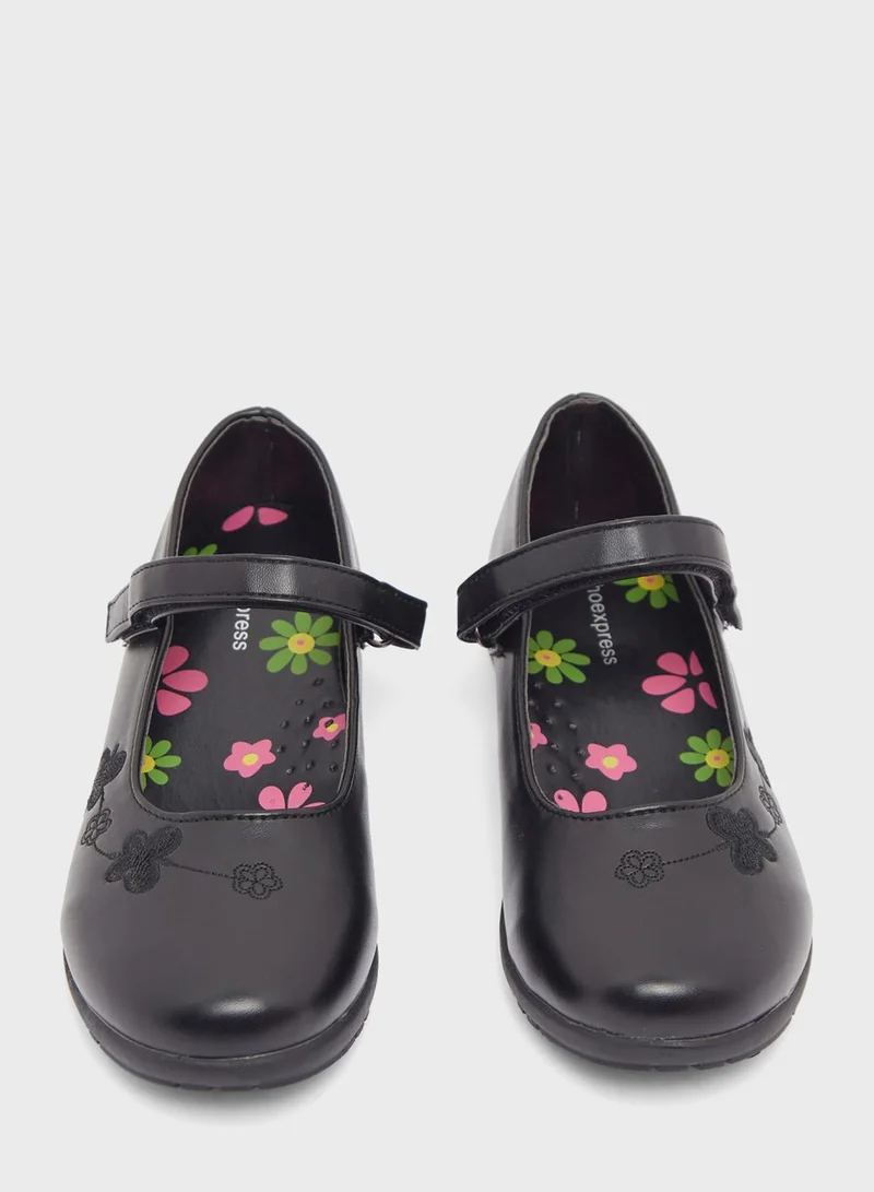 shoexpress Kids Floral Slip On