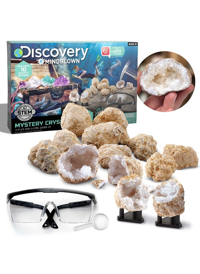 Mindblown Mystery Crystals Geode Excavation Kit (14 Pieces) - pzsku/ZF998E8797366303B137BZ/45/_/1725275681/c2561808-6fc2-4a8d-b442-bf958d126ec6