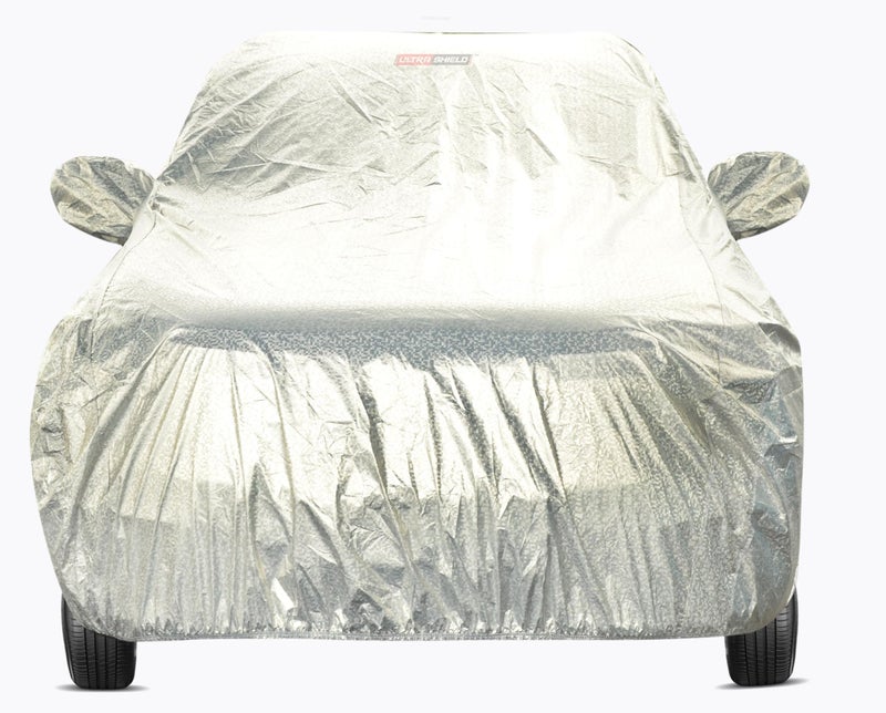 ULTRA SHIELD Magic Silver Series 100% Waterproof Car Body Cover for Range Rover Vogue with Mirror Pockets | Triple Stitched, Elastic, Custom Fit, Heat Resistant, Anti-Dust, All-Weather Cover - Image 1