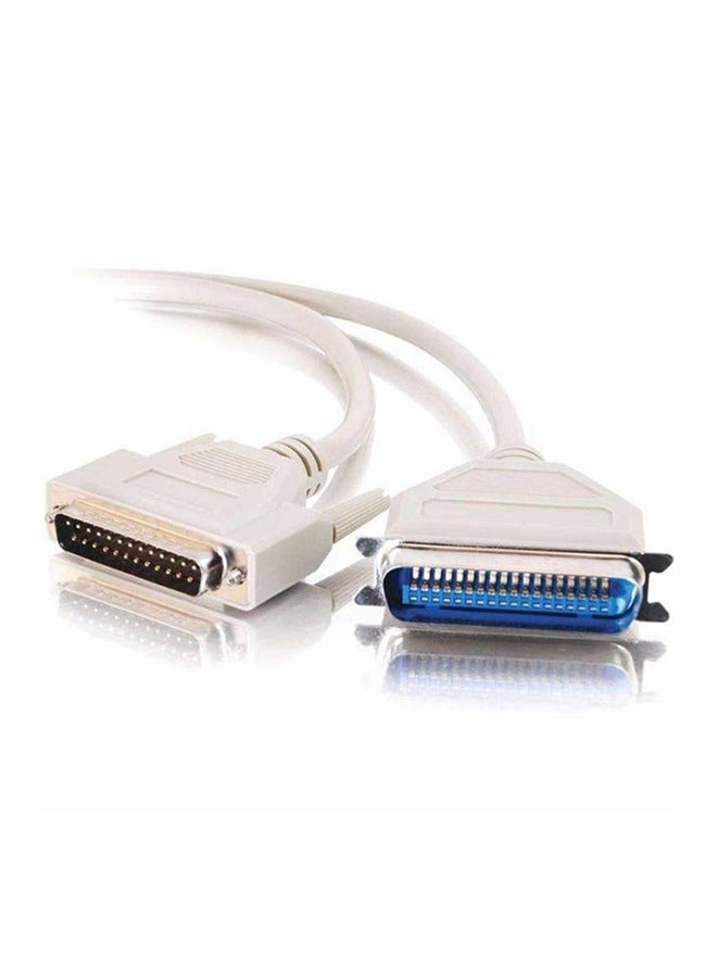 Taimi Pack of 2 Pin-36 Parallel LPT Printer Cable 3m - Image 3