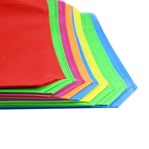 Shindel 24 Pack Reusable Gift Bag with Handles, 13" Goodie Treat Bags 8 Colors for Birthday Party Favors, Wedding, Baby Shower - Image 5
