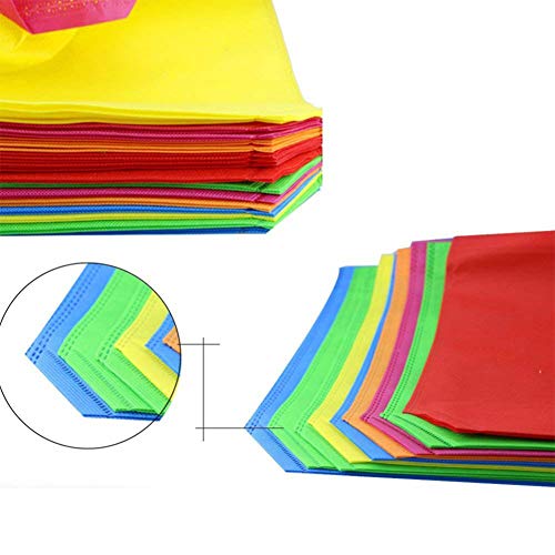 Shindel 24 Pack Reusable Gift Bag with Handles, 13" Goodie Treat Bags 8 Colors for Birthday Party Favors, Wedding, Baby Shower - Image 4