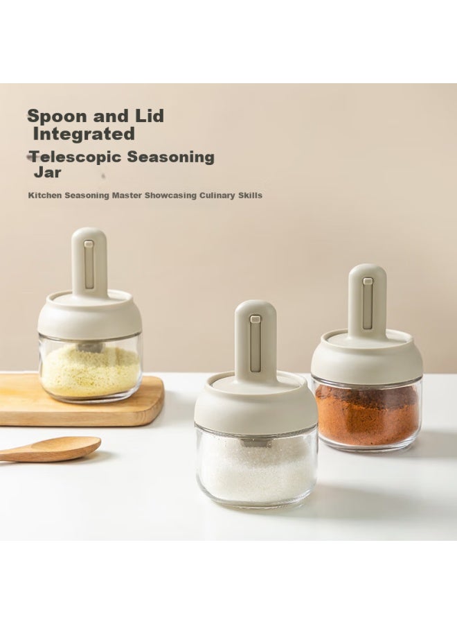 Taili Tai Li Seasoning Box Kitchen Seasoning Bottle Jar Salt Jar Seasoning Jar Seasoning Storage Box Sealed Household Spoon Cover Integrated - Image 4