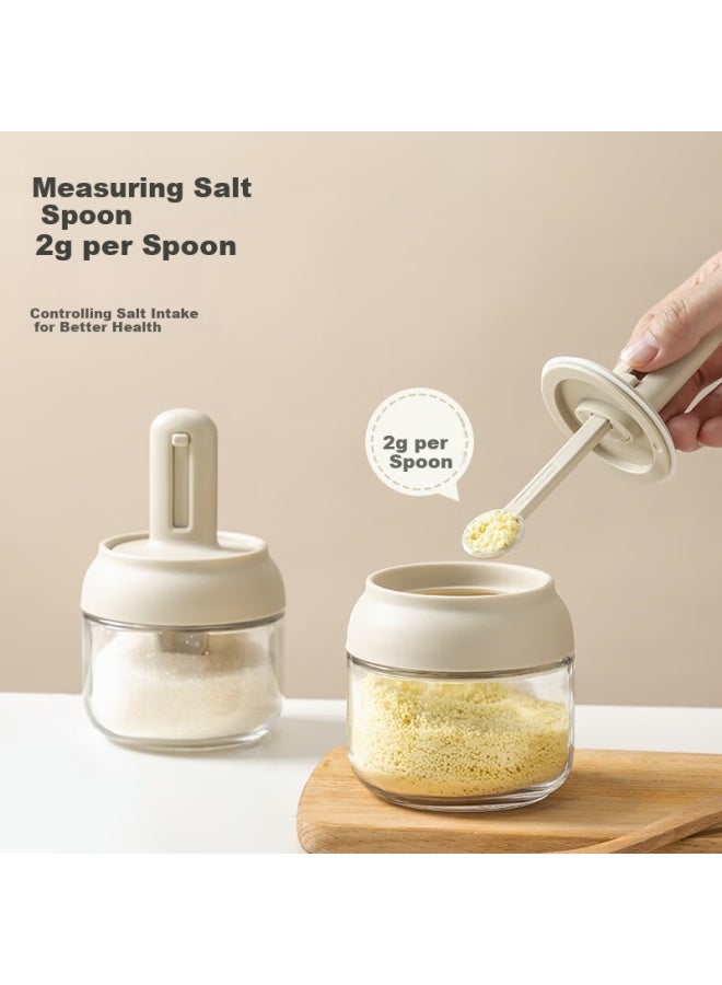 Taili Tai Li Seasoning Box Kitchen Seasoning Bottle Jar Salt Jar Seasoning Jar Seasoning Storage Box Sealed Household Spoon Cover Integrated - Image 3