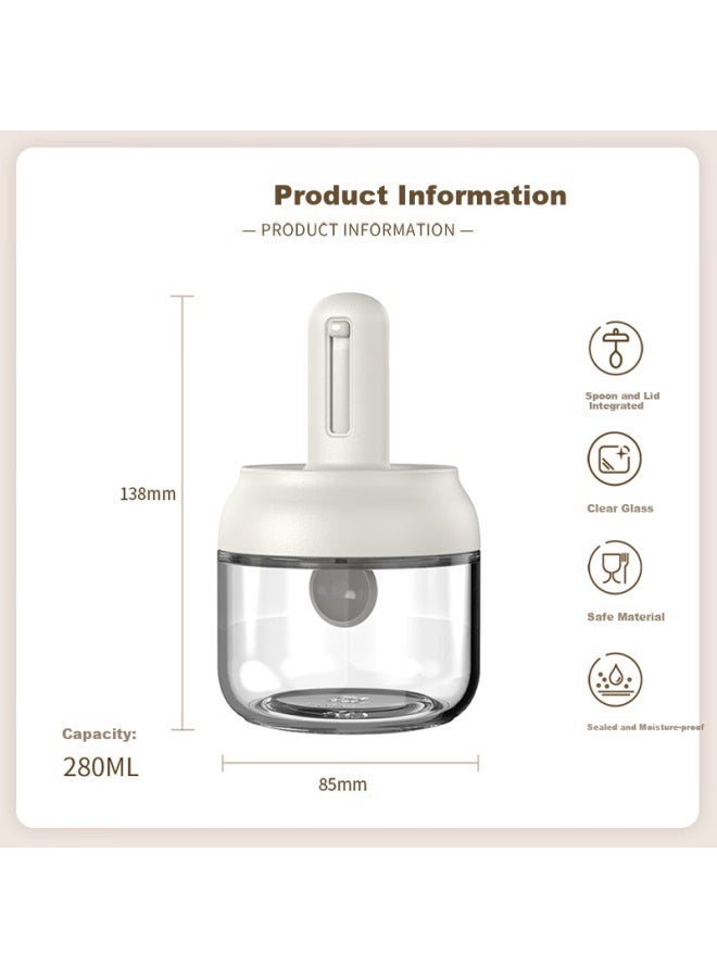 Taili Tai Li Seasoning Box Kitchen Seasoning Bottle Jar Salt Jar Seasoning Jar Seasoning Storage Box Sealed Household Spoon Cover Integrated - Image 1