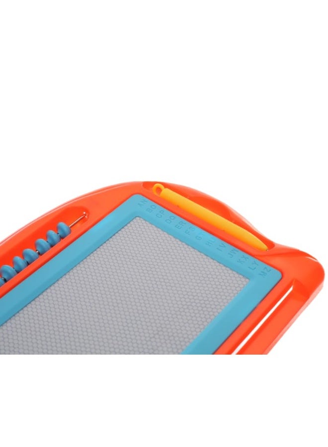 Plastic Magnetic Erasable Drawing And Writing Board With Creative Educational Operations Aiming To Teach Children- Orange - Image 3