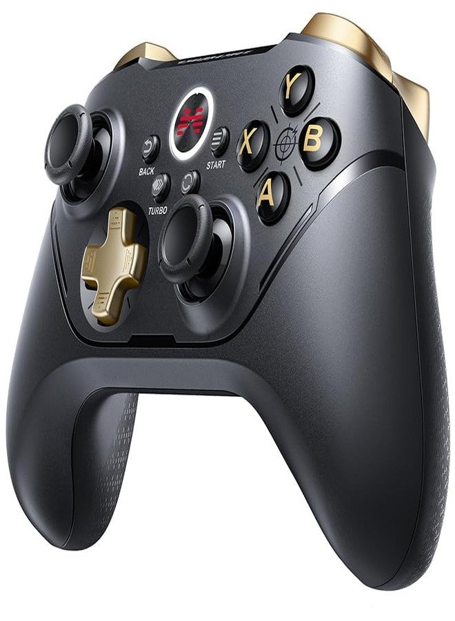 Beitong وحدة تحكم ألعاب الكمبيوتر BEITONG Asura 2 Pro+ - عصا تحكم ومشغل بتأثير هول، وأزرار ميكانيكية لأجهزة الكمبيوتر/NS/الهاتف المحمول/Steam مع مقبض خلفي/Turbo/تحكم حركة سداسي المحاور (ماكرو-أسود) - Image 1