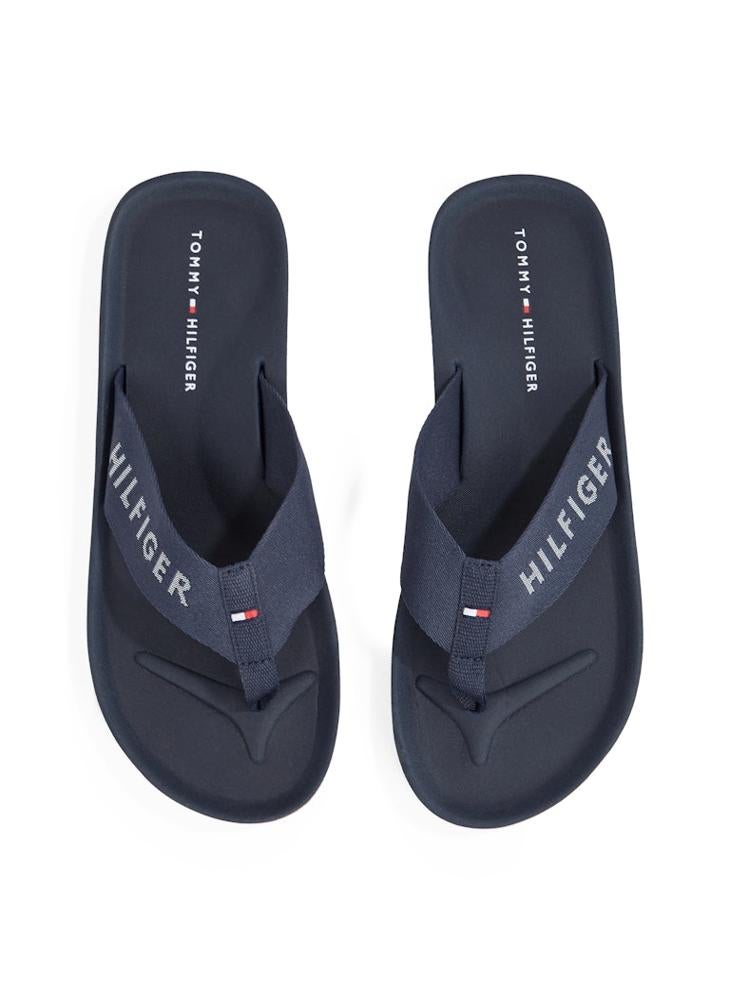 TOMMY HILFIGER - Monogram Beach Flip Flops - Image 1