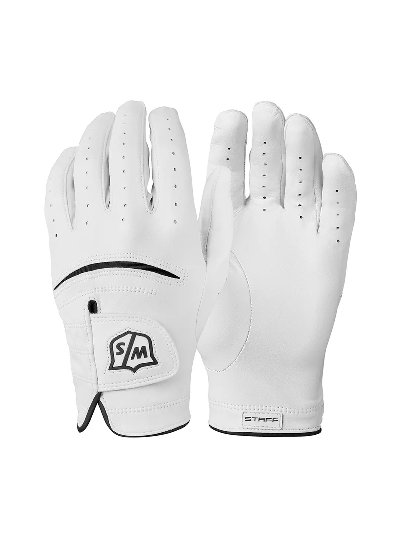 Wilson Staff Model Men's White Golf Glove, Left Hand