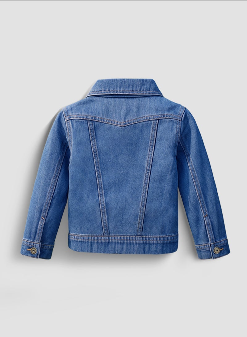 Y&CO Denim Shank Jacket for Girls - Image 2