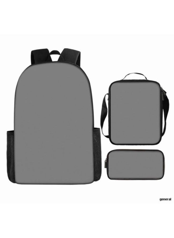 عام حقيبة ظهر مطبوعة بالرسوم المتحركة + مجموعة حقائب اليد + القلم، مجموعة حقائب عملية من ثلاث قطع (يمكن استخدام الطلاب والأطفال ونزهات الأصدقاء ورياضات تسلق الجبال وما إلى ذلك) - 62 - Image 1