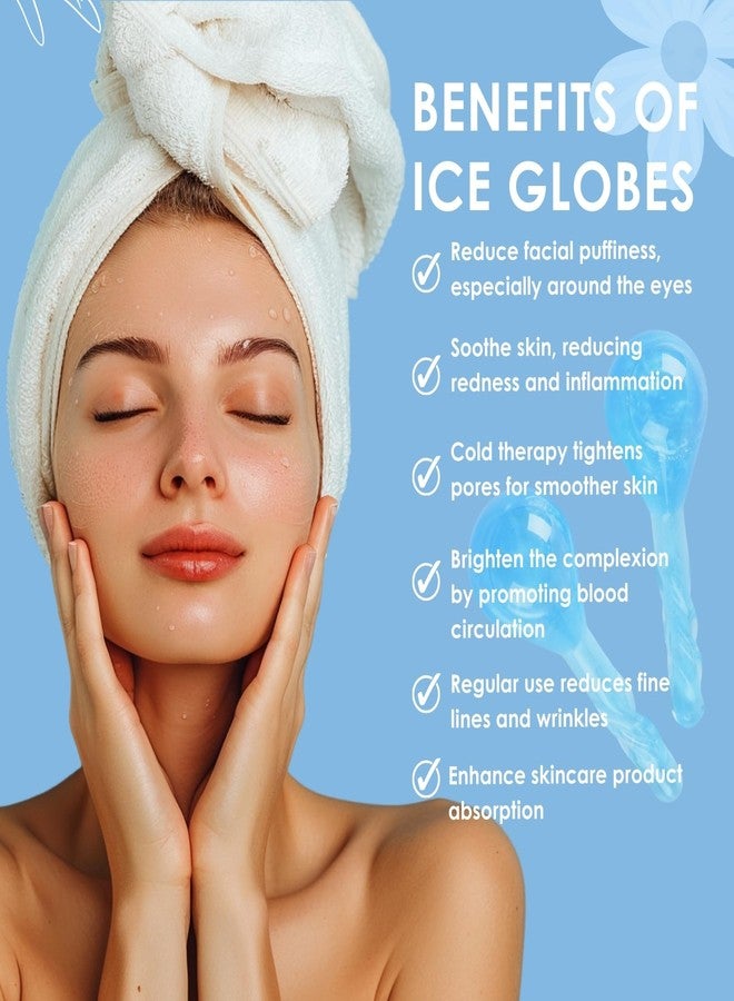 Lazzybeauty Facial Ice Globes Cryo Sticks, Cooling Beauty Tool for Face, Neck & Eyes, Helps Reduce Puffiness, Refine Pores & Smooth Fine Lines, Cryotherapy Roller for At-Home Skincare Routine - Image 4