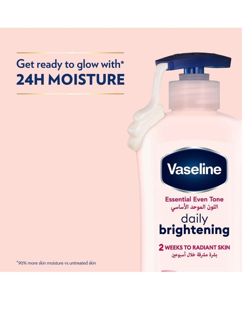 فازلين لوشن فازلين لتفتيح الجسم اليومي، 2 × 400 مل - Image 3