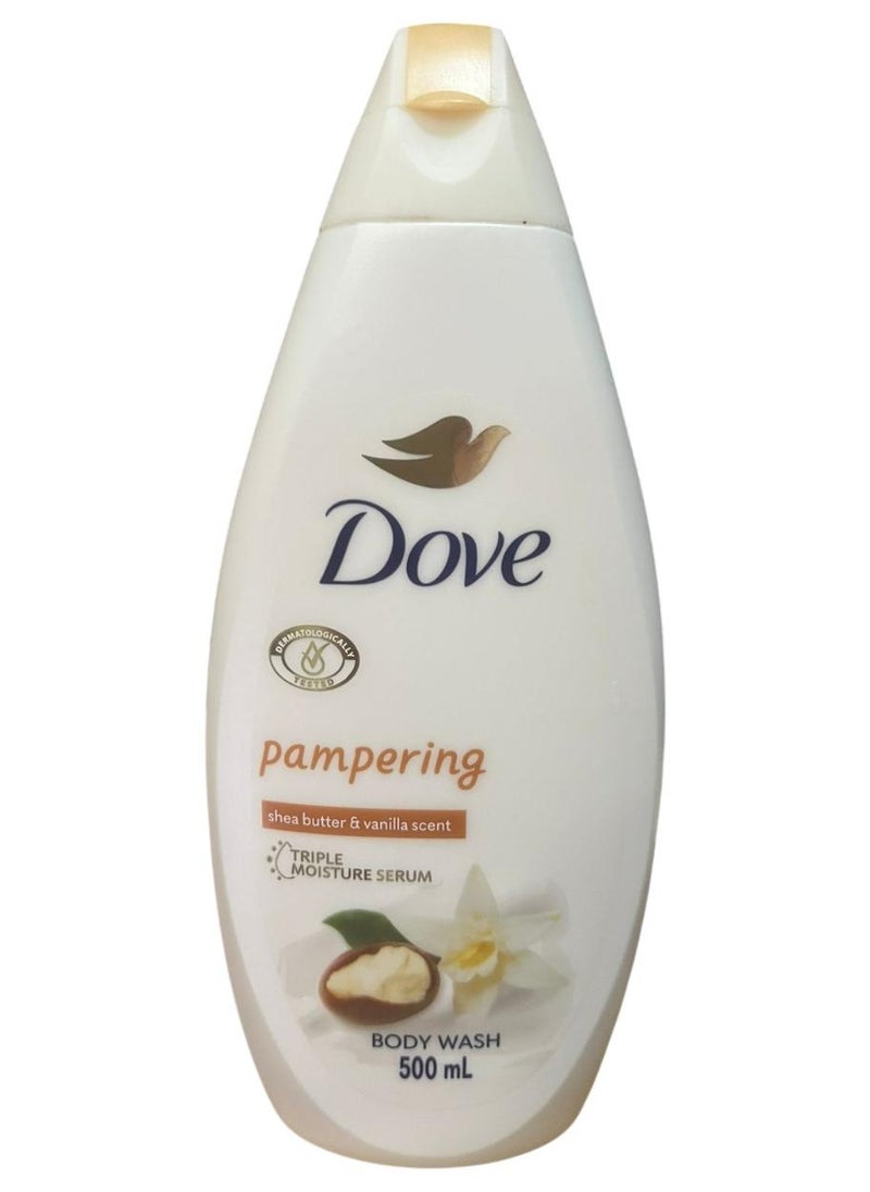 Dove Purely Pampering Shea Butter And Warm Vanilla Body Wash 500 ML - Image 1