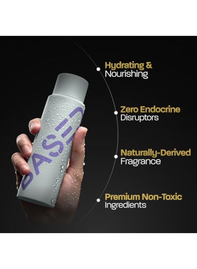 Based Bodyworks BASED Hydrating Conditioner with Peppermint Oil Coconut Oil Cleansing Conditioner for Men No Sulfates Parabens or Phthalates Quality Hair Care 12 fl oz Bottle Pack of 1 - Image 3