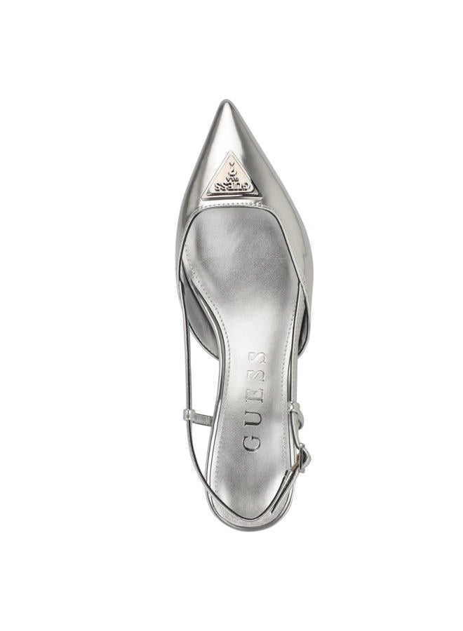 GUESS Women's Jesson Pump, Silver 040, 38 EU - Image 3