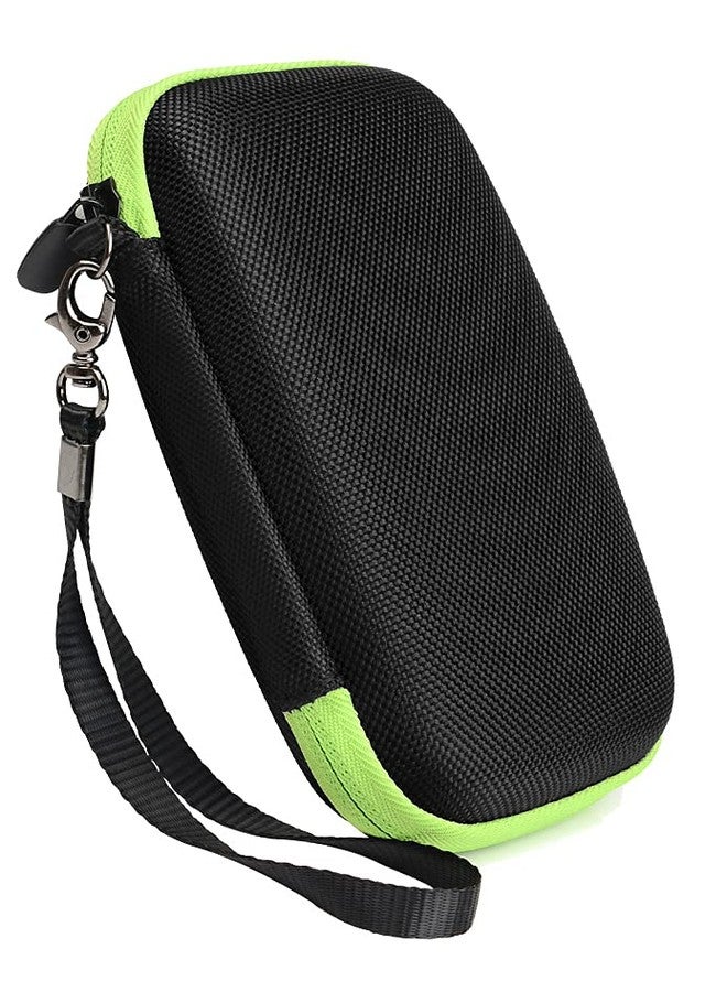 CaseSack حقيبة CaseSack لجهاز ZOLEO للاتصالات عبر الأقمار الصناعية، سوداء مع سحاب أخضر يتناسب مع ZOLEO، جيب ملحقات شبكي، حقيبة كبيرة عملية لمزيد من الملحقات - Image 5