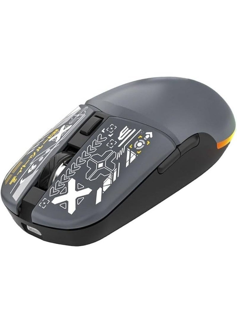 Forev FV-210 RGB Rechargeable Dual-Mode Bluetooth BT5.1 & 2.4G Wireless Connection – Silent Click – 500mAh Power Saving – PAW 3212 / 3200DPI – UV Coating – For Gaming,Office,WIN/iOS/Android - Image 3