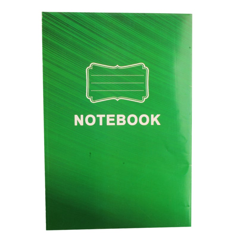 Extra Line University Notebook Stapled 9 Lines 40 Sheets Green Design Coated Cover A4