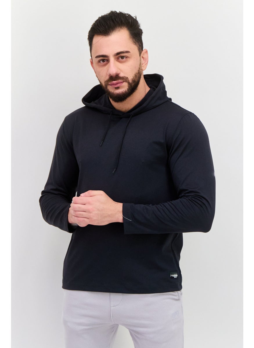 Hurley Men Sportswear Fit Long Sleeves Outdoor Hoodies, Black  - Image 1