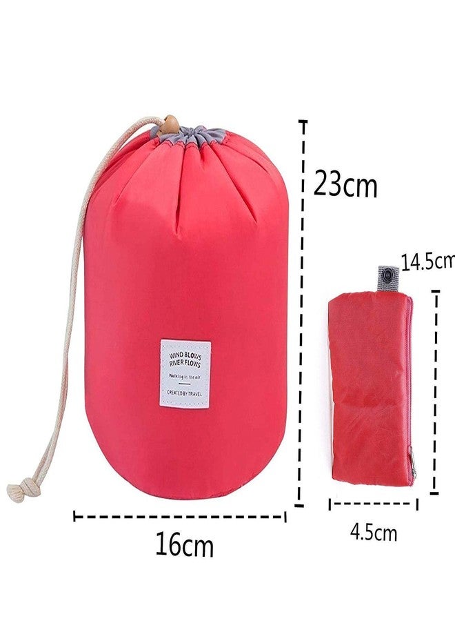 JELLEX Waterproof Round pouch Cosmetic Makeup Cosmetic Bag Pouch for Men and Women (Multi Color)(pack of 1) - Image 2