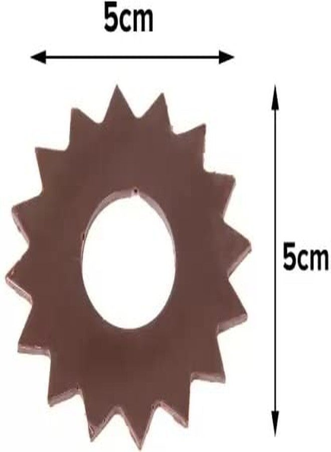 MoldBerry Garnish Mould Garnishing Mould Making Silicone Mould Jagged Round Shape Garnish Mould Chocolate Garnish Mould Cake Decoration Mould Flexible Reusable Garnish mould Safe Making Homemade Mould - Image 3
