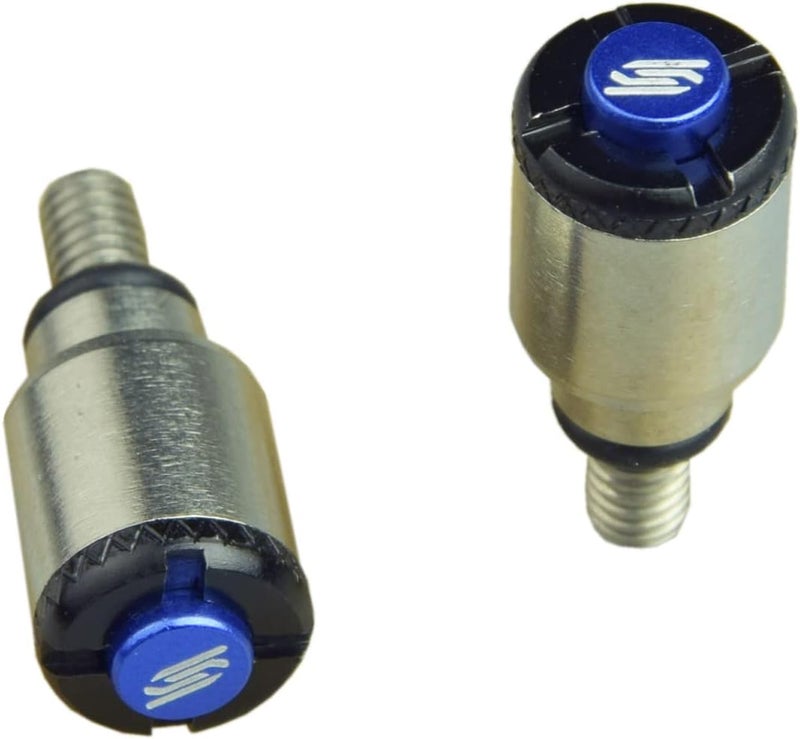 SCAR Fork Air Bleeder Bleed Valves M4x0.7mm Compatible with KTM HUSQVARNA GASGAS WP - Blue - Image 1
