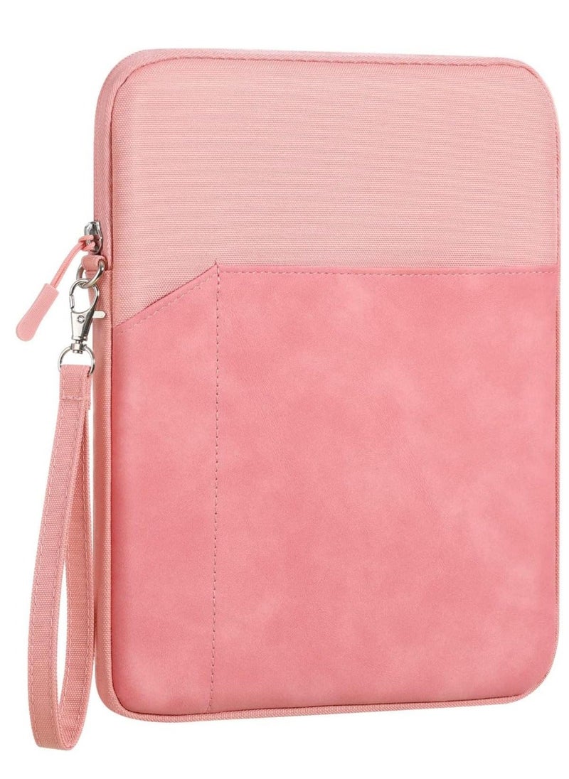 Y&D 9-11 Inch Tablet Sleeve Bag Carrying Case for iPad Pro 11 2021-2018, Air 5/4 10.9, 10.2, Galaxy Tab A8 10.5/Tab S8 11", Surface Go 2/1, Protective with Pocket, Pink  - Image 1
