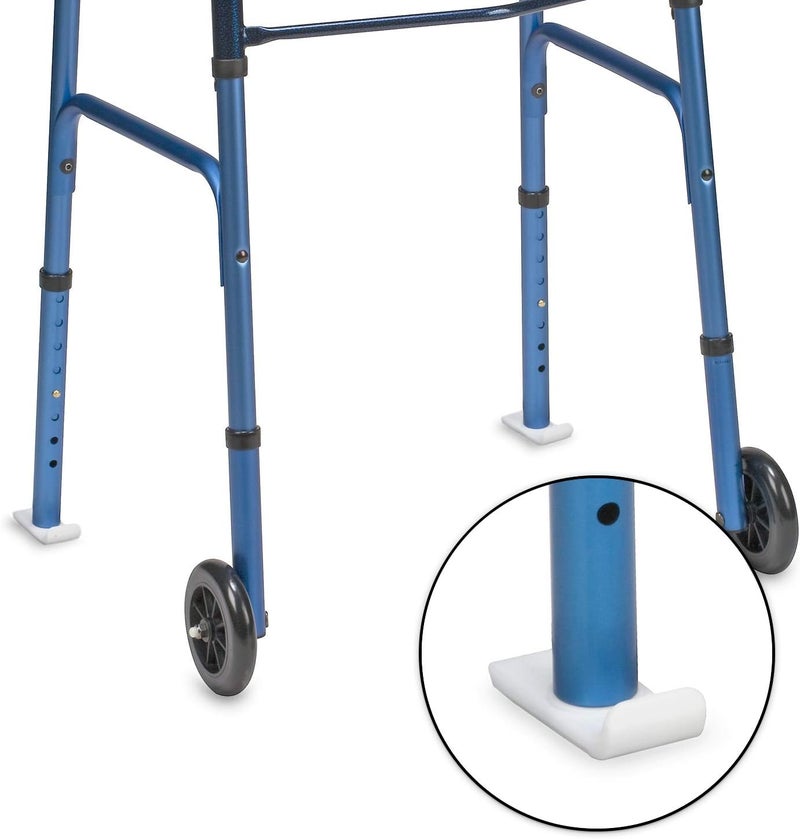 DMI Walker Glides - High-Density Plastic Attachments for Rollators - Image 2