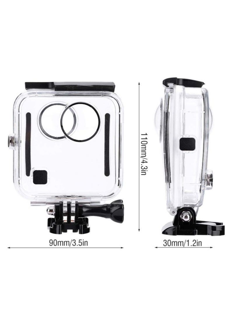 KASTWAVE - Waterproof Housing Case, 45M Underwater Protective Diving Case Housing Shell Replacement Cover for GoPro Fusion - Image 1