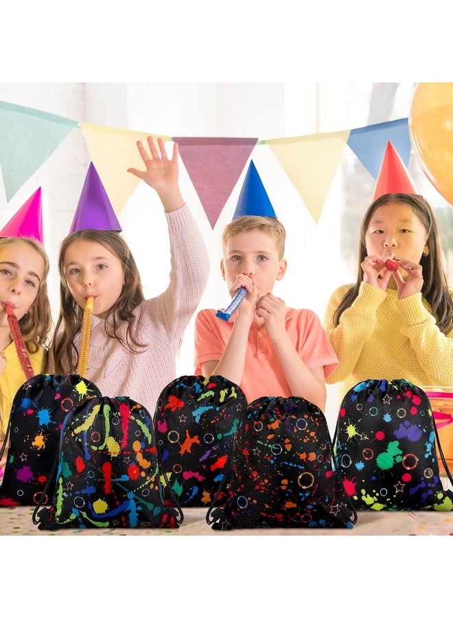 Marsui 24 Pcs Glowing Party Favor Drawstring Bags Gift Goodie Candy Favors Bags for Birthday Party Supplies - Image 2