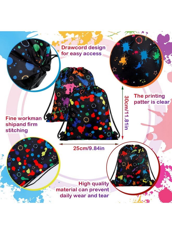 Marsui 24 Pcs Glowing Party Favor Drawstring Bags Gift Goodie Candy Favors Bags for Birthday Party Supplies - Image 5