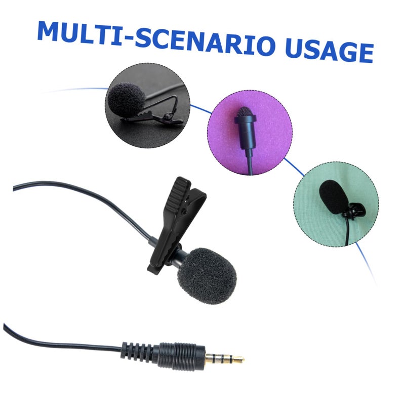 Lavalier Microphone Clip Replacement Kit Lightweight Comfortable for Interviews Lectures - Image 4