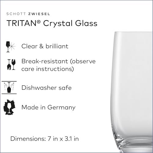 SCHOTT ZWIESEL Banquet Iced Beverage Cocktail Glass (Set of 6), Bar Glasses for Long Drinks, Dishwasher-Safe Machine-Made Tritan Crystal Glasses, Made in Germany(18 Ounce) - Image 2