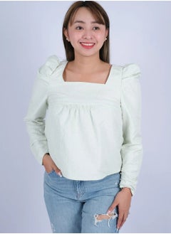 Women’s Ambrosia Puff Sleeve Top Woven in Ambrosia