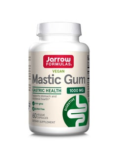 Mastic Gum 1000 Mg For Gastric Health 60 Veggie Caps Naturally Sourced Formula Supporting Stomach & Duodenal Health Dietary Supplement 30 Servings Vegan