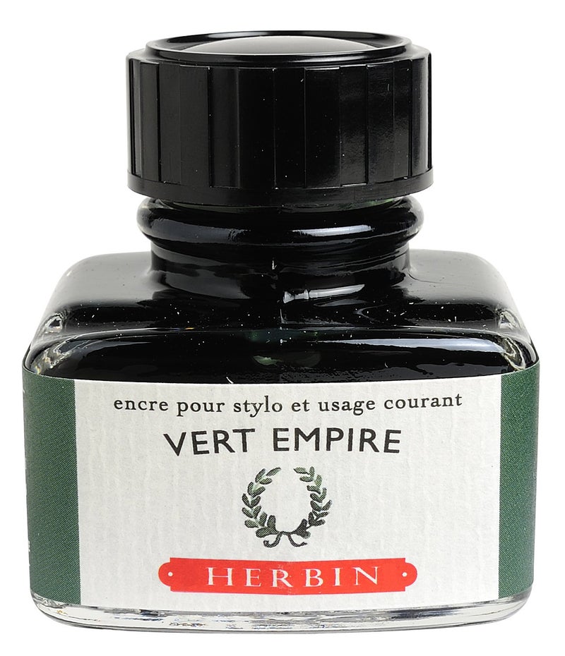 Jacques Herbin Herbin Fountain Pen Ink - 30ml Bottled - Vert Empire - Image 1