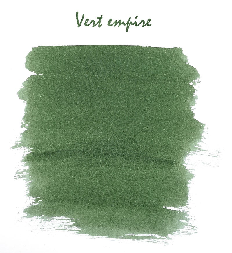 Jacques Herbin Herbin Fountain Pen Ink - 30ml Bottled - Vert Empire - Image 3
