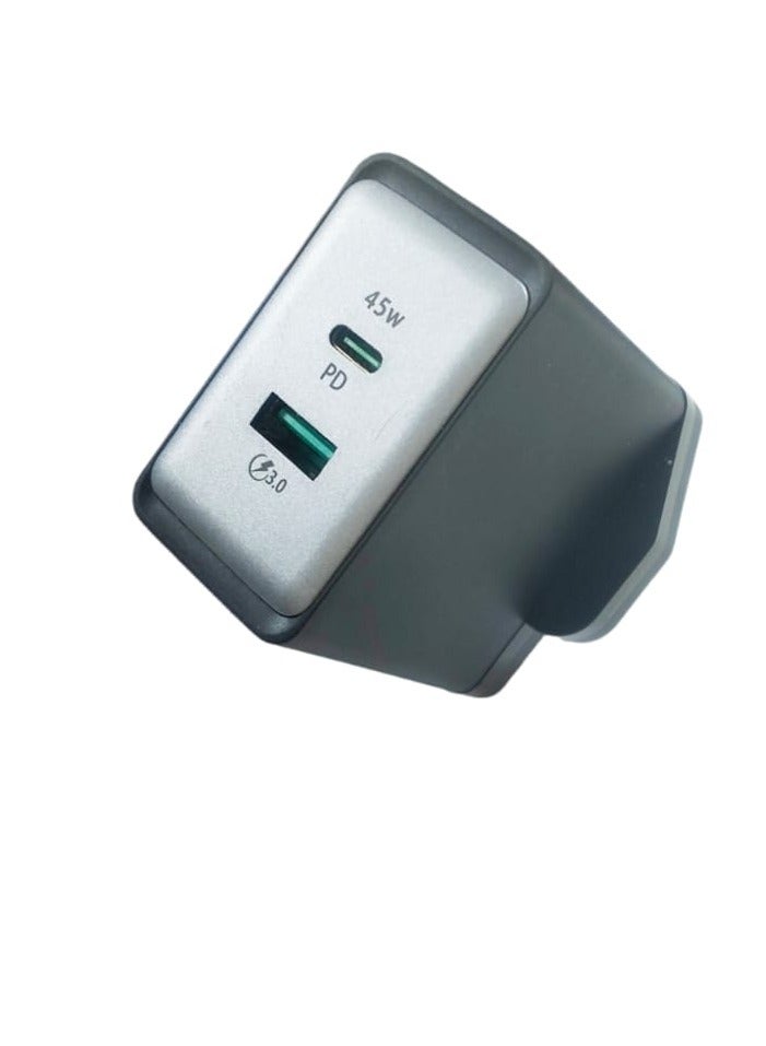كيندو شاحن حائط عالمي (منافذ من النوع C PD+ USB) - Image 1