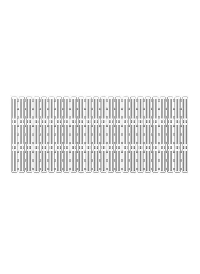 MIXDE Anti Slip Rectangular Shower Mat With Suction Cups And Drain Holes, 90 X 40 CM  - Image 1